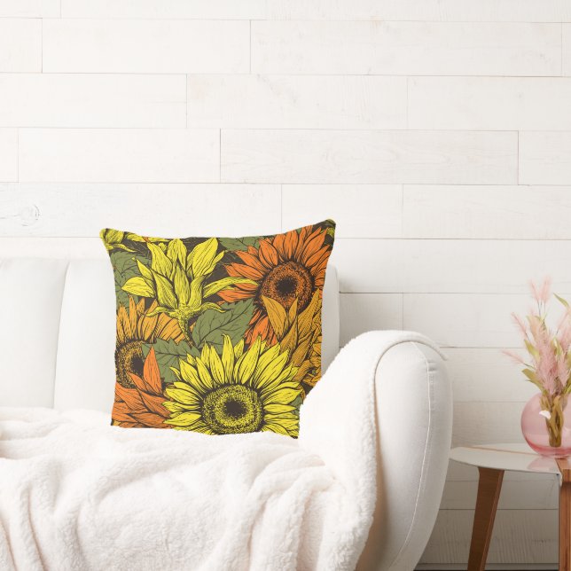 Sunflower Cushion (Couch)