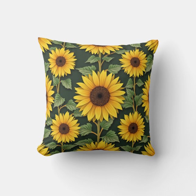 sunflower cushion for gift (Front)