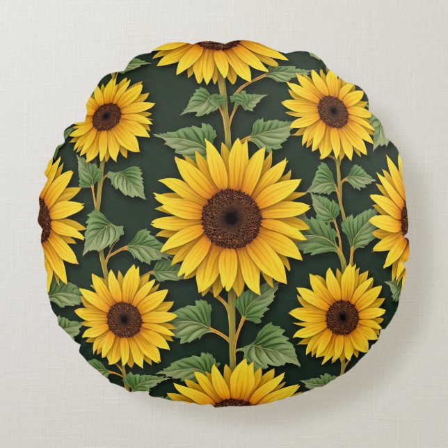 sunflower cushion for gift (Front)