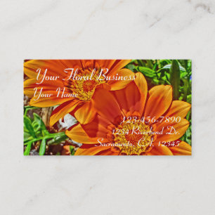 Sunflower customisable business cards