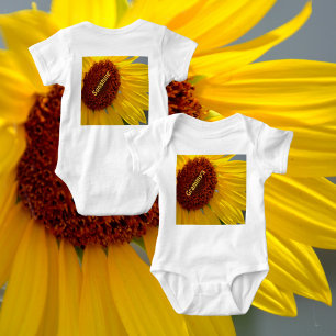 Sunflower Customisable Grammy's Sunshine Baby Bodysuit