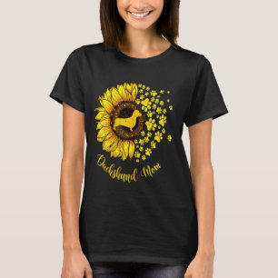 Sunflower Dachshund Mum Dog Lover T-Shirt