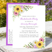Sunflower Daisy Boho Spring  Garden Bachelorette