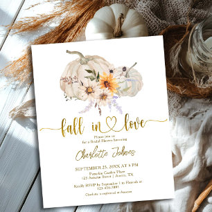 Sunflower Daisy Gold Foil Budget Bridal Shower