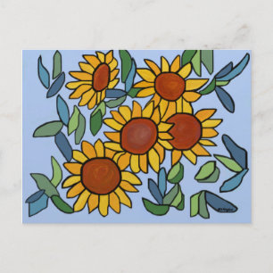Sunflower Day Postcard