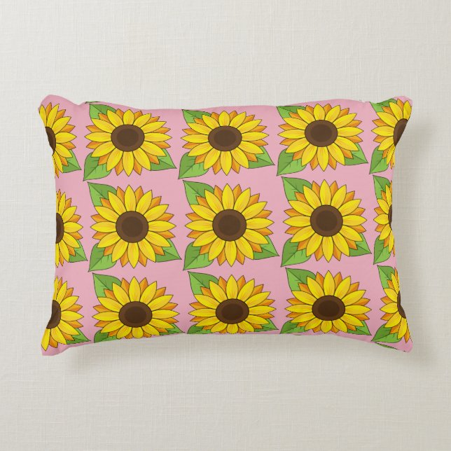 Sunflower Decorative Cushion (Front)