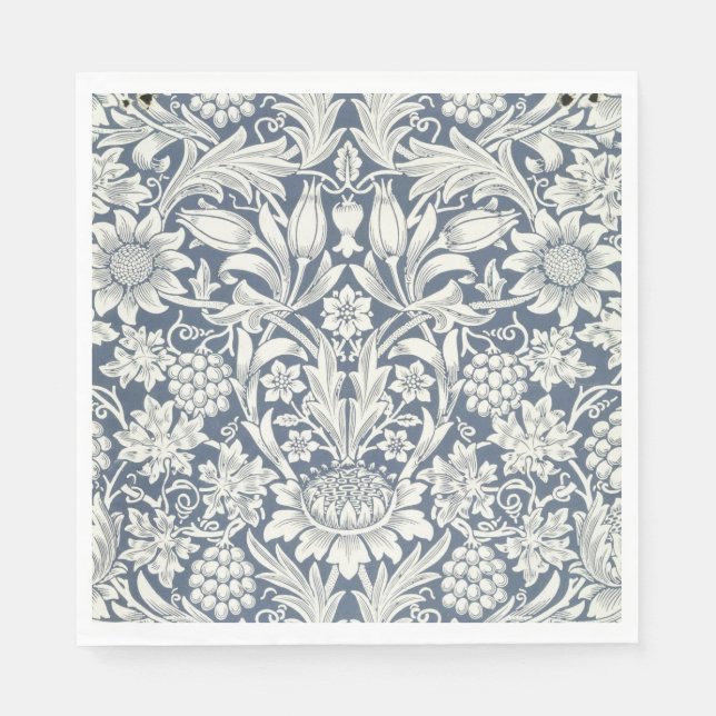 Sunflower Design (by William Morris) Napkins (Front)