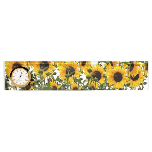 Sunflower Desk Nameplate (Front)