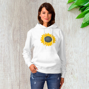 Sunflower Disco Ball Retro Party Vibe Hoodie