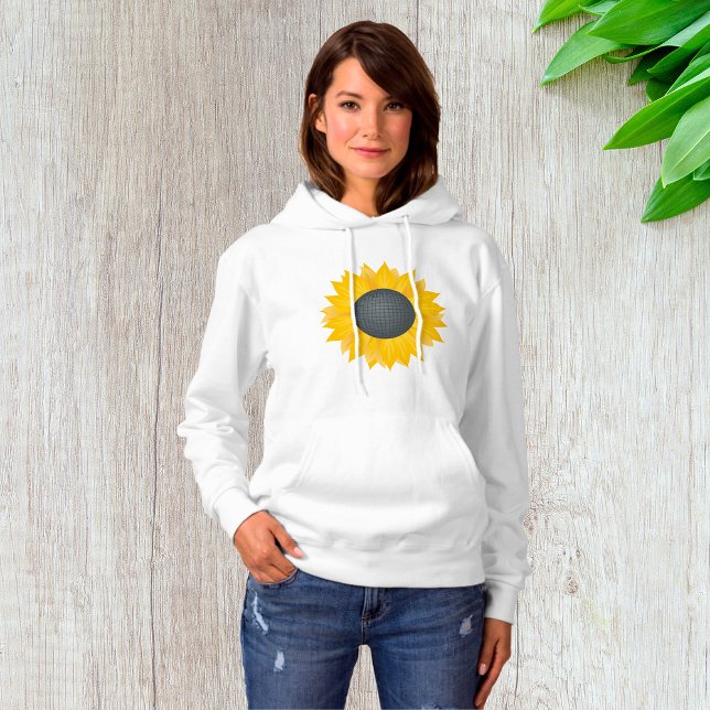 Sunflower Disco Ball Retro Party Vibe  Hoodie (Creator Uploaded)