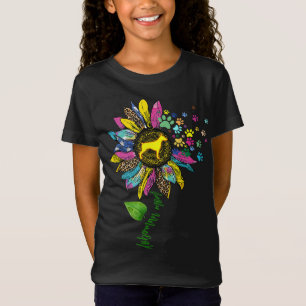 Sunflower Doberman Mum Dog Lover T-Shirt