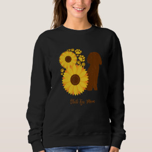 Sunflower Dog Mom - Shih Tzu Premium Sweatshirt