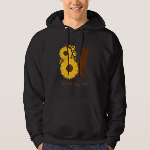 Sunflower Dog Mom - Siberian Husky Hoodie
