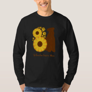 Sunflower Dog Mom - Wheatie Wheaten Terrier Premiu T-Shirt