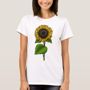 Sunflower drawing tShirt