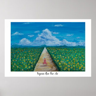 Sunflower dream poster