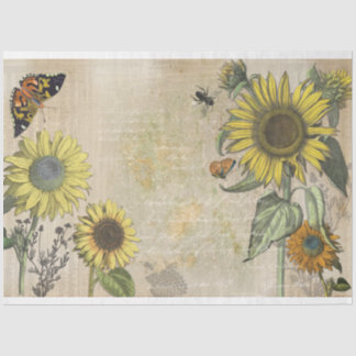 Sunflower Dreams Decoupage Tissue Paper