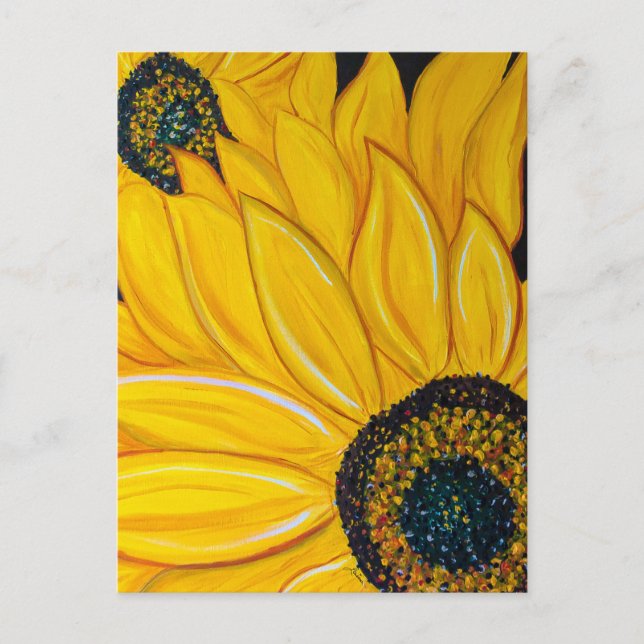 Sunflower Duo Postcard (Front)