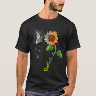 Sunflower Dyslexia Awareness  T-Shirt