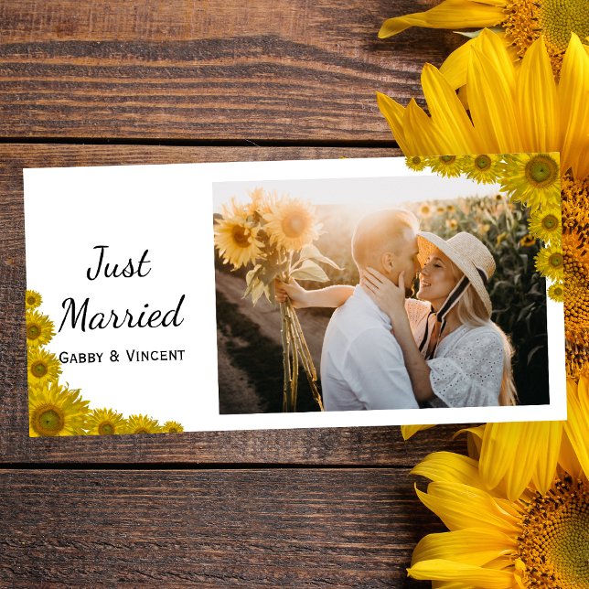 Sunflower Edge Just Married Announcement (Creator Uploaded)