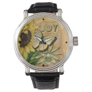 Sunflower & Eiffel Tower Watch