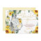 Sunflower Elephant Baby Shower Thank You Card