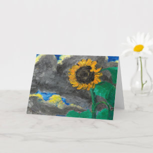 Sunflower Emil Nolde Card