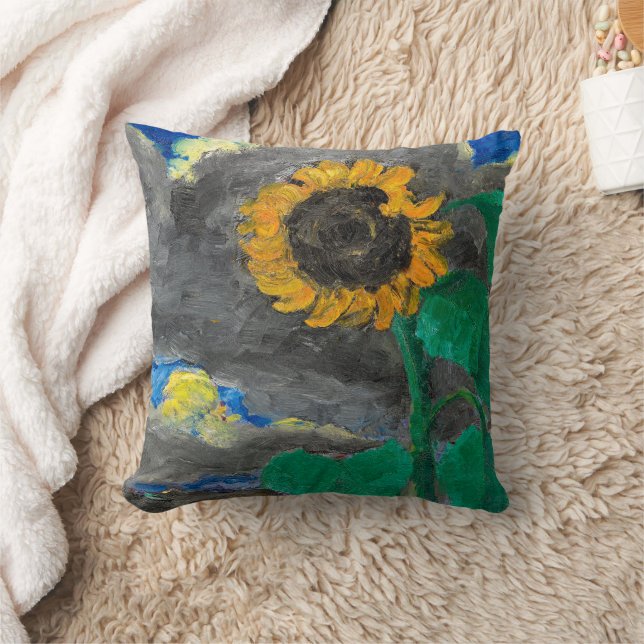 Sunflower | Emil Nolde | Cushion (Blanket)