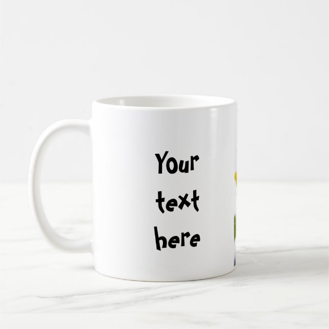 Sunflower ... English tea coffee mug (Left)