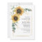 Sunflower Eucalyptus Floral Botanical Wedding