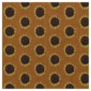 Sunflower Fabric Sunflower Fabric Cotton or Poly