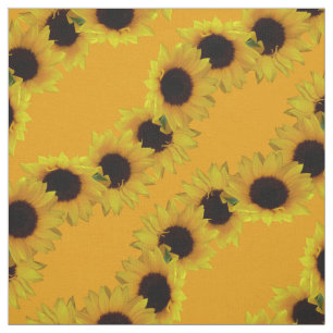 Sunflower Fabric Sunflower Fabric Cotton or Poly