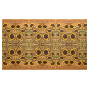 Sunflower Fabric Sunflower Fabric Cotton or Poly