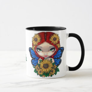 Sunflower Fairy with Sunflowers Mug