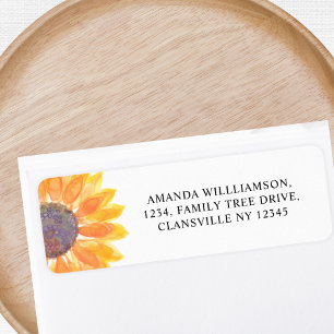 Sunflower Family Reunion Return Address