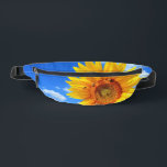 Sunflower Fanny Pack<br><div class="desc">Fanny Packs with Yellow Sunflower and Bees on Blue Sky - Customisable - or Add Your Text / Name / Picture / More - Make Your Special Fanny Pack Gifts Accessories - Resize and move or remove and add text / elements with Customisation tool ! Design by MIGNED. Please see...</div>
