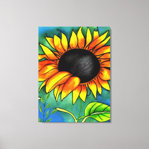 Sunflower Fantasy Canvas Print