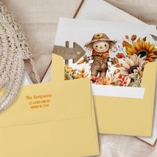 Sunflower Farm Fall  Envelope