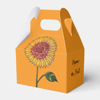 Sunflower Favour Box