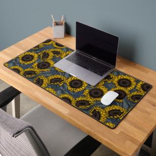 Sunflower field 2 desk mat