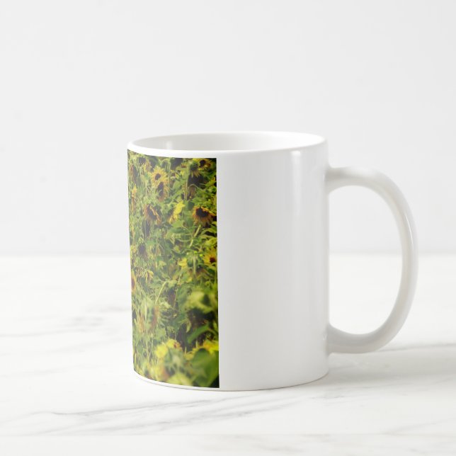 Sunflower field coffee mug (Right)