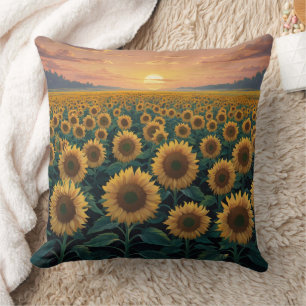 Sunflower Field Cushion