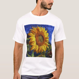 Sunflower Field In Colourful Artistic Style T-Shirt