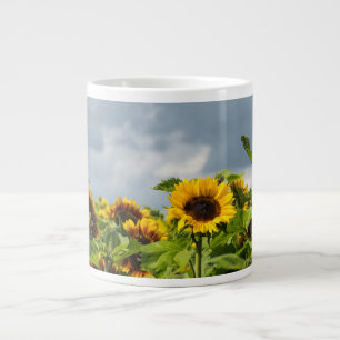 Sunflower Field Large Coffee Mug