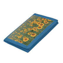 Sunflower Field Photo Wallet