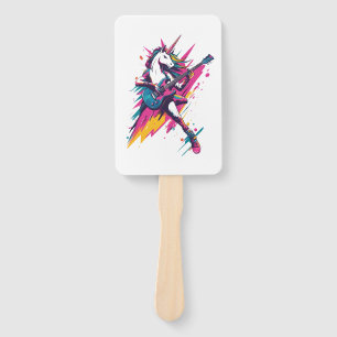 Sunflower Field Unicorn (5) Hand Fan