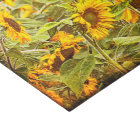 Sunflower Field Vintage Antique Yellow Decoupage