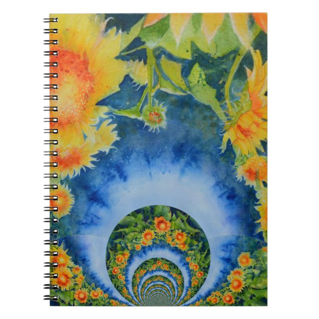 Sunflower Fields Forever Notebook (Front)