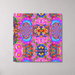 Sunflower fields forever -pink canvas print