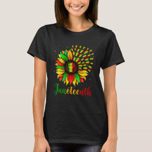 Sunflower Fist African American Pride Black Histor T-Shirt